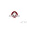 Te Connectivity Ring Terminal, #10 Stud Size, 16 AWG, 300 V, Nylon Insulated, Red 8-36154-5 - alternate 3